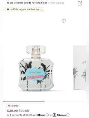Victoria's Secret Dreamer Eau de Parfum – Pink & Light Blue Accents